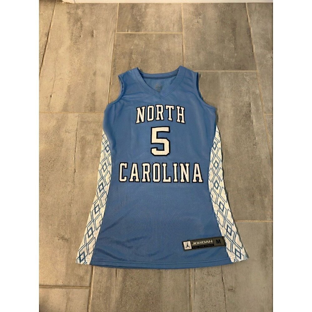 UNC North Carolina Tar Heels Jersey #5 Air Jordan ACC vtg NIKE 🏀 Jersey sz M